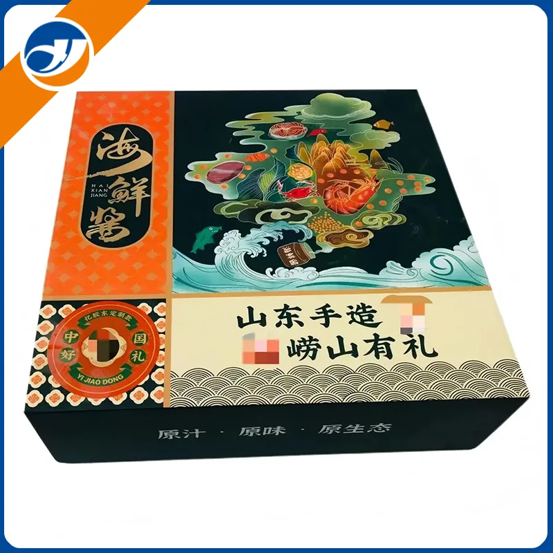 Zložljiva magnetna škatla za pakiranje omake