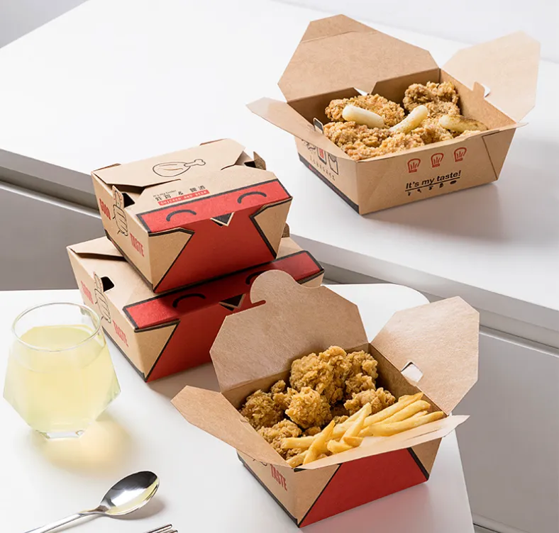 Škatla s ocvrtim piščancem