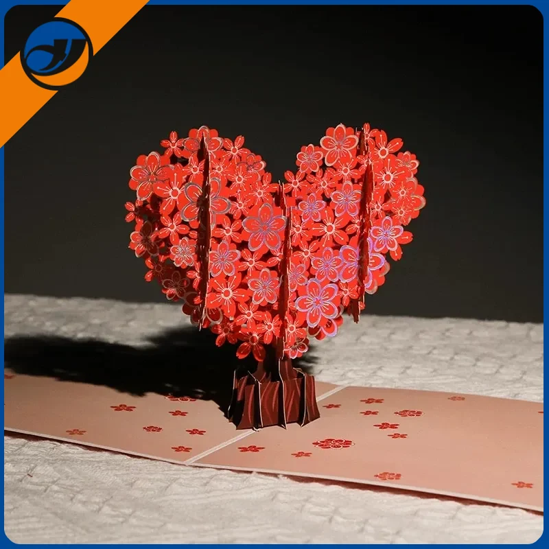Valentine 3D papirnate kartice